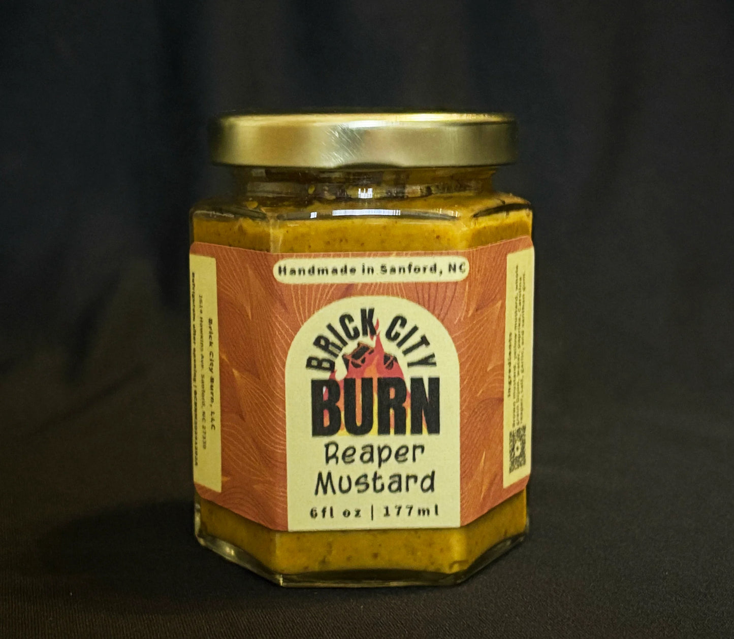 Brick City Burn Reaper Mustard 6oz
