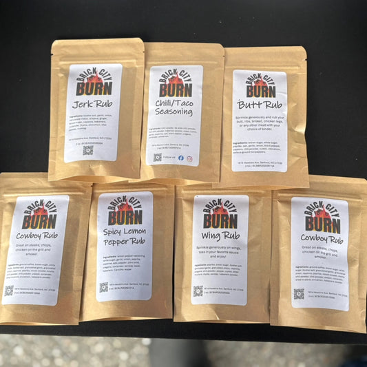 Brick City Burn Wing Rub 2oz