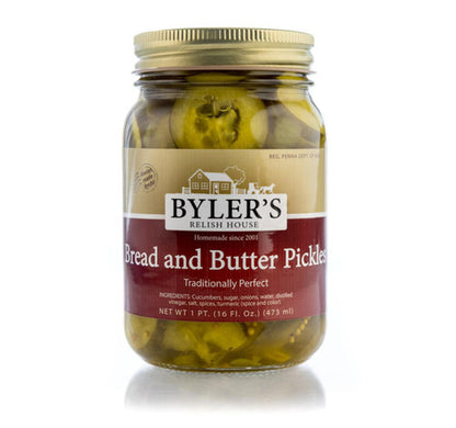Byler's Relish House Bread & Butter Pickles 16oz