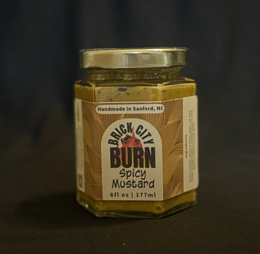 Brick City Burn Spicy Mustard 6oz