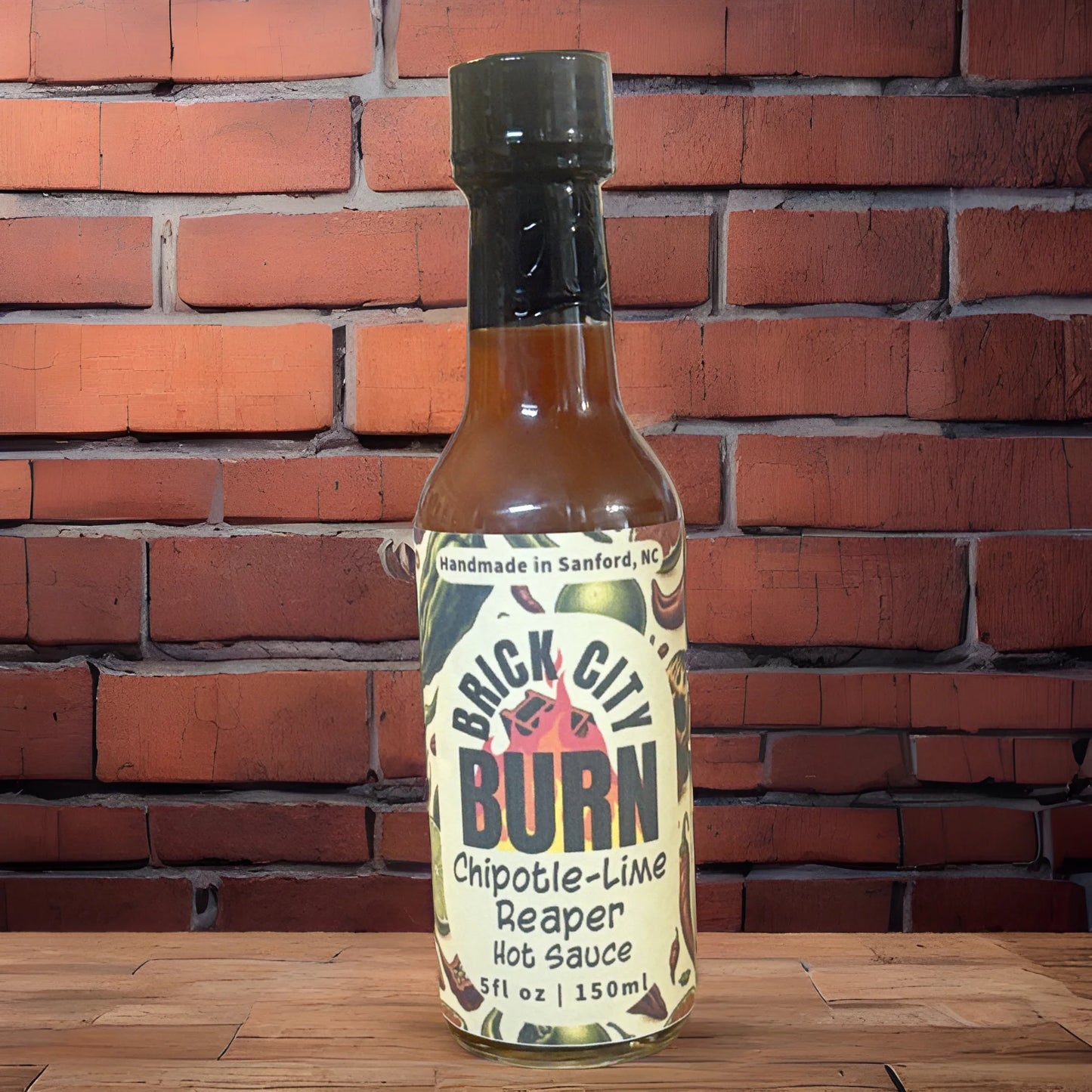Brick City Burn Chipotle-Lime Reaper Hot Sauce 5oz