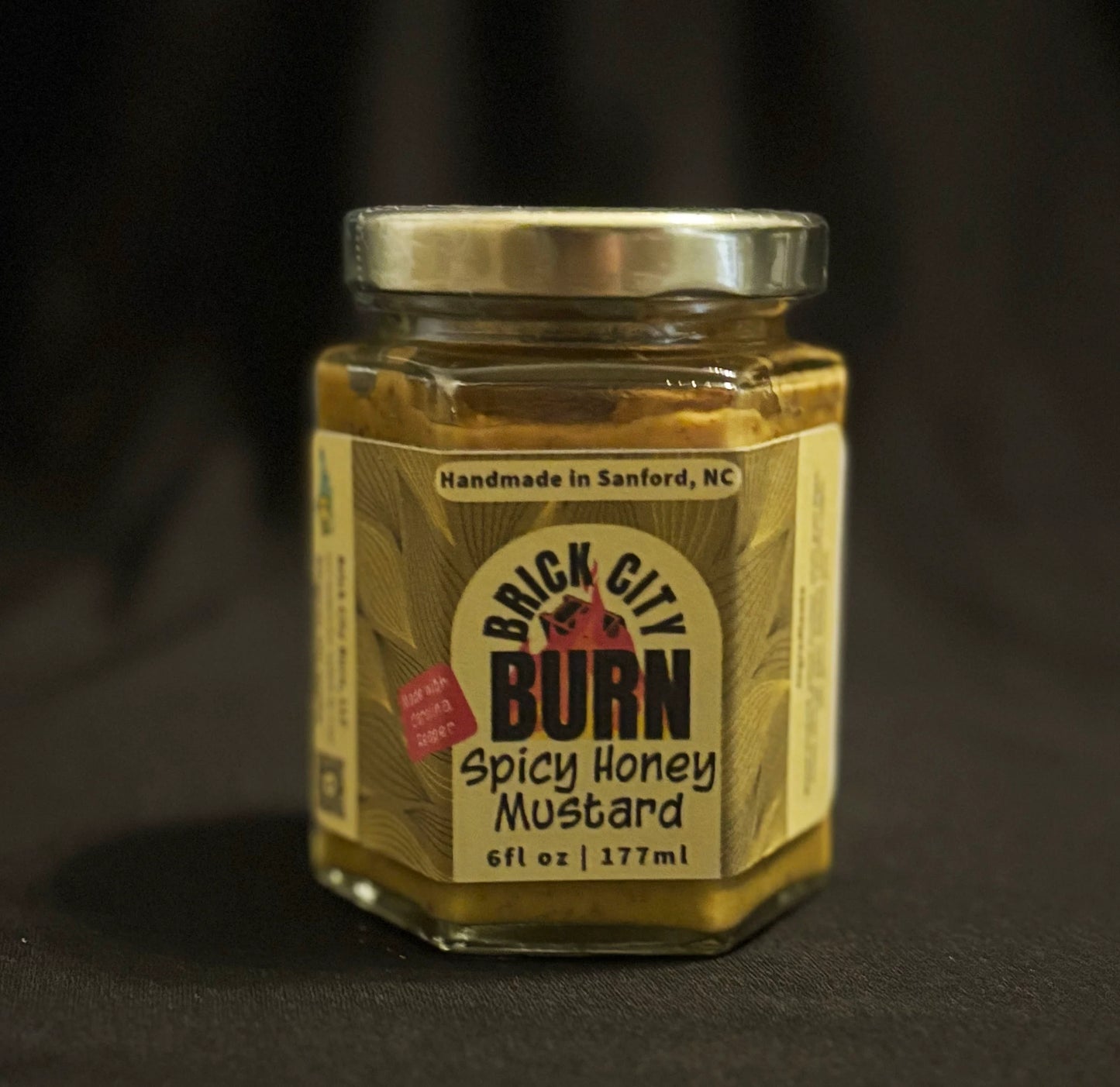Brick City Burn Spicy Honey Mustard 6oz