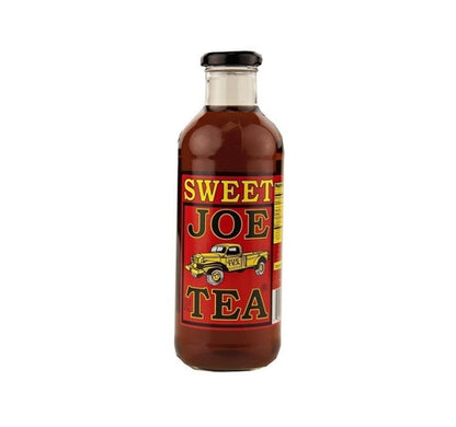 Bottle of Sweet Joe Tea on a white background