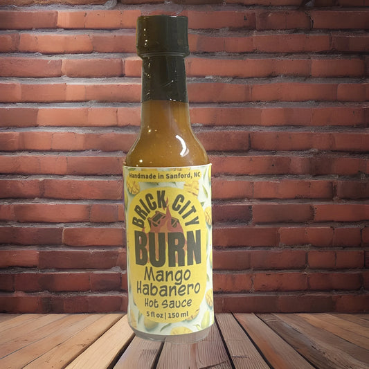 Brick City Burn Mango Habanero Hot Sauce 5oz