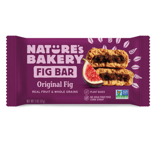 Nature's Bakery Fig Bar packaging on a white background