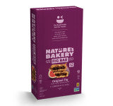 Box of Nature's Bakery bread on a white background