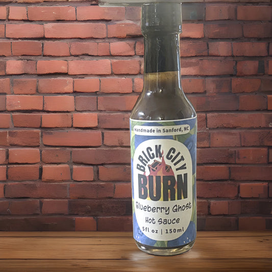 Brick City Burn Blueberry Ghost Hot Sauce 5oz