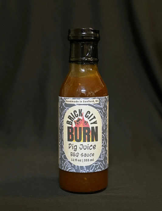 Brick City Burn Pig Juice BBQ Sauce 12oz