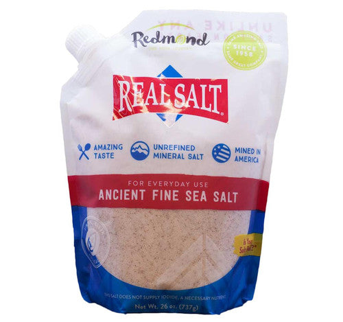 Redmond Real Salt packaging on a white background
