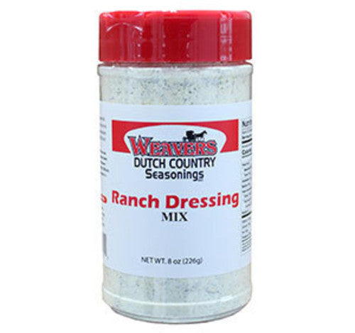 Jar of Weavers Dutch Country Ranch Dressing Mix on a white background